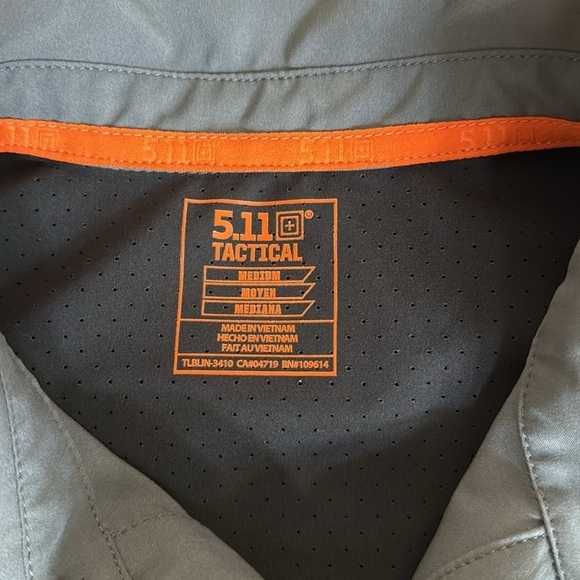 NWOT men’s medium 5.11 tactical lightweight short sleeve polo - Picture 5 of 9